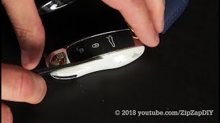 Porsche Key Fob Side Blades Replacement by ZipZapDIY 7,465 views 6 years ago 42 seconds
