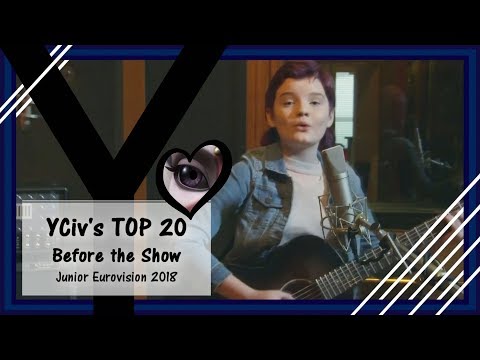 Видео: Junior Eurovision Song Contest 2018 - YCiv's TOP 20 (Before the Show)