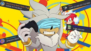 Silver Plays Sonic Mania BLINDFOLDED?! Feat: Chat's Help!