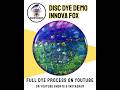 Disc dye demo - Innova Fox Floetrol dye #discgolfdye #discgolf #discdyes #discdyeing