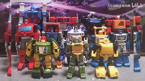 Transformers Stop Motion Animation：Recall of G1 by small scale transformers