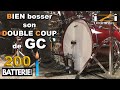 Bosser le double coup de gc  izi drumming  batterie magazine 200  cours de batterie intermdiaire