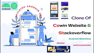 How to Build clone of cowin and stack overflow website in android screenshot 4