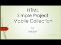 Html project  simple mobile store website 01 in hindi  urdu with source code