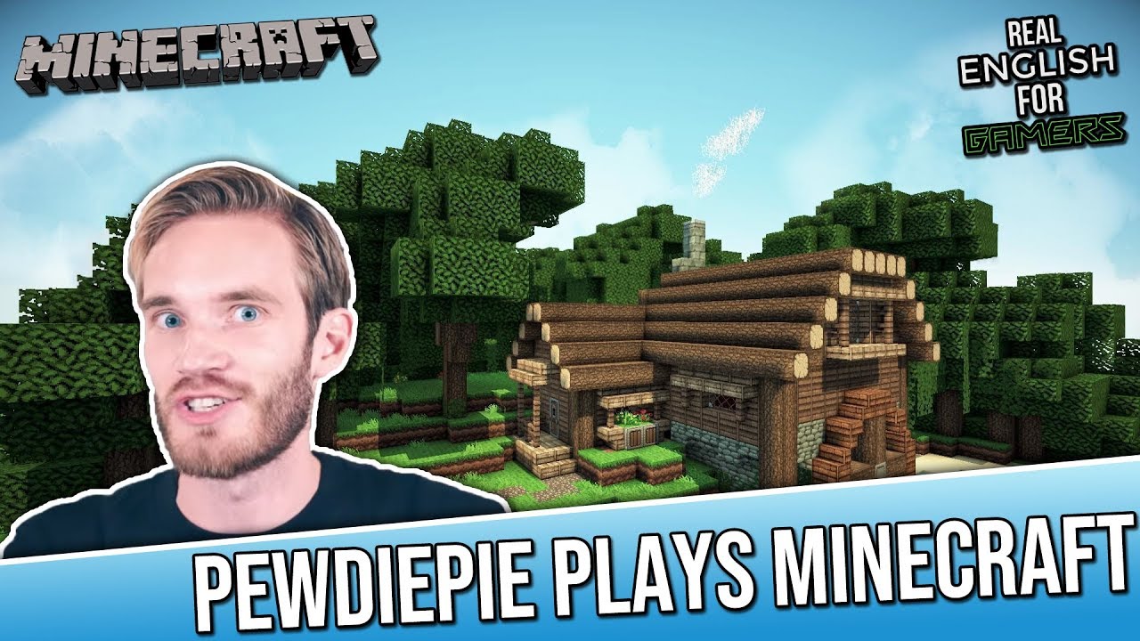 Песня майнкрафт на английском. Майнкрафт на английском. PEWDIEPIE В майнкрафт. Инглиш майнкрафт. ПЬЮДИПАЙ постройка в майнкрафт.