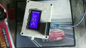 Arduino based Weather station with pollution meter reading.