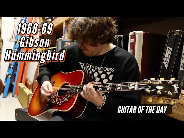 1968-69 Gibson Hummingbird | Guitar of the Day - YouTube