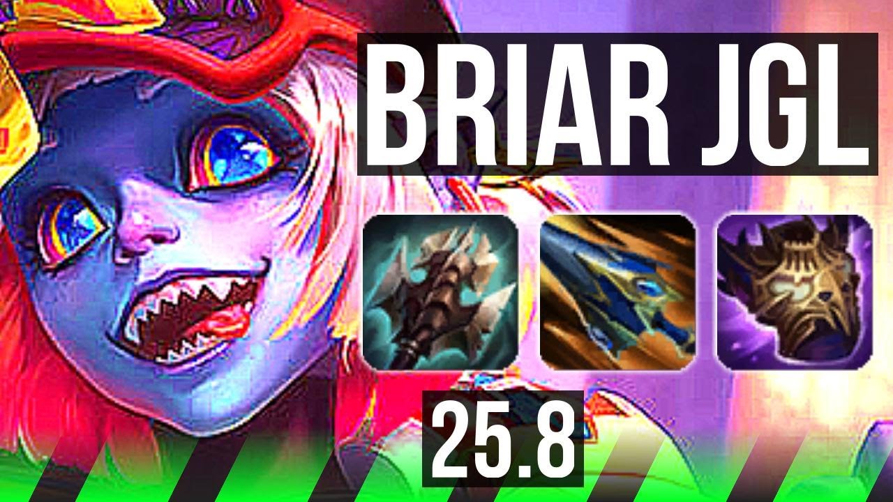 BRIAR vs WARWICK (JGL) | 600+ games | NA Master | 25.8