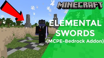 MCPE ELEMENTAL SWORDS Addon For Minecraft Bedrock Edition