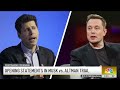 Opening arguments begin in Elon Musk lawsuit versus OpenAI in Oakland