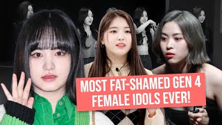 Most FAT-SHAMED Female Idols In Kpop Gen 4 History