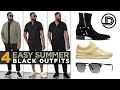 HOW TO WEAR BLACK IN THE SUMMER | Men's Outfit Inspiration (Smart-Casual)