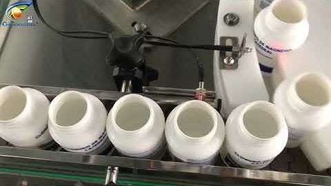 Auger type automatic dry powder filling capping machine for jar bottle