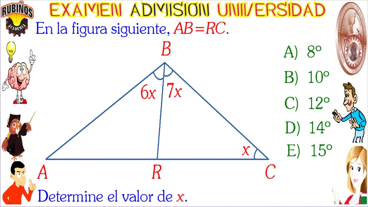 Congruencia de Triángulos - Examen UNI Admisión Universidad de