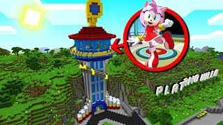 APARECE AMY DE SONIC EN LA CASA DE PAW PATROL EN MINECRAFT 😱