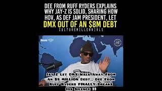 Jay Z Let DMX Walk Away From An $8 MILLION Debt… Dee From Ruff Ryders FINALLY Breaks His Silence 👀