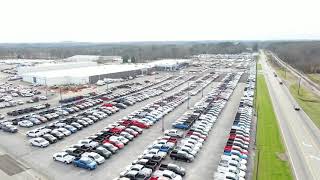 Aerial Drone Video Footage Akins Ford Wild Willies Winder, Georgia