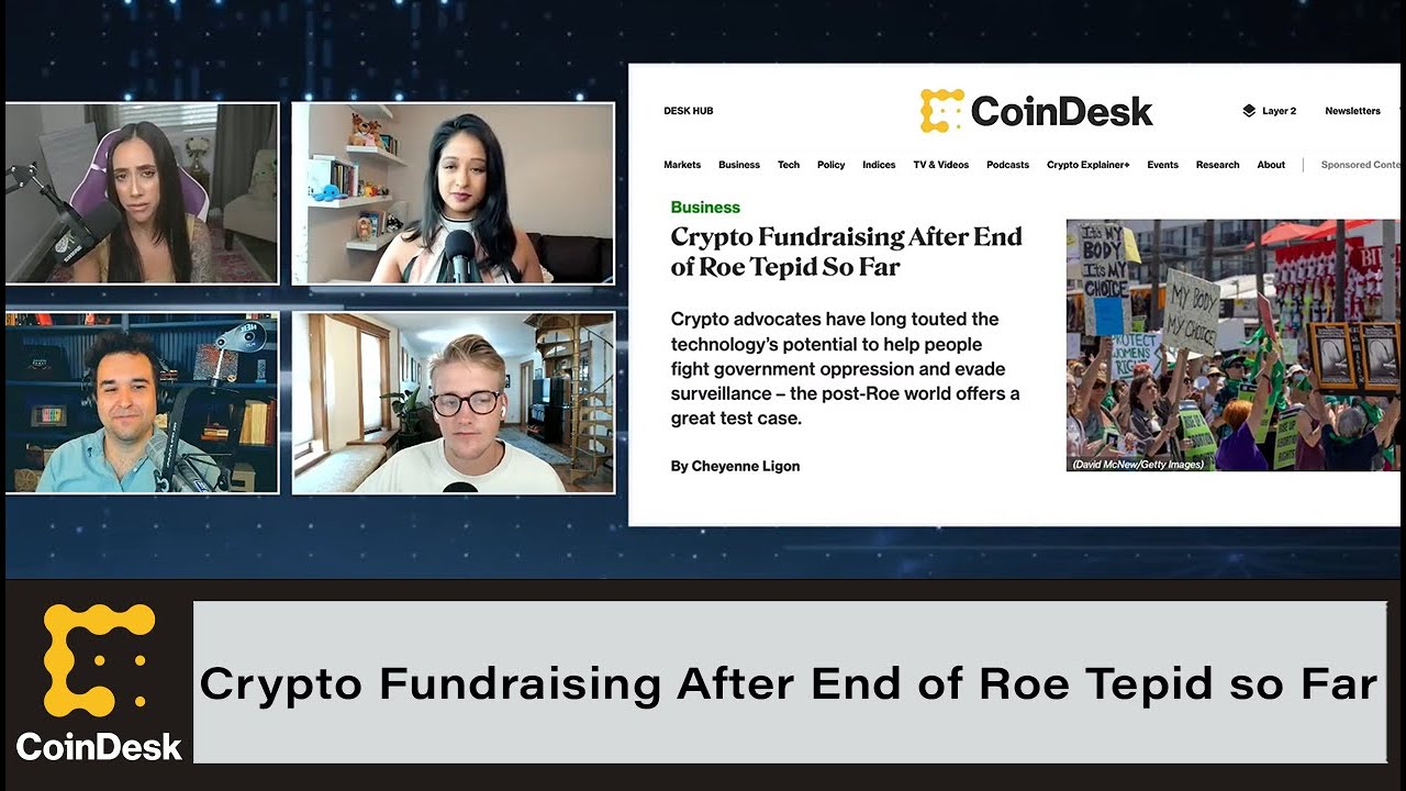 Crypto Fundraising After End of Roe Tepid so Far