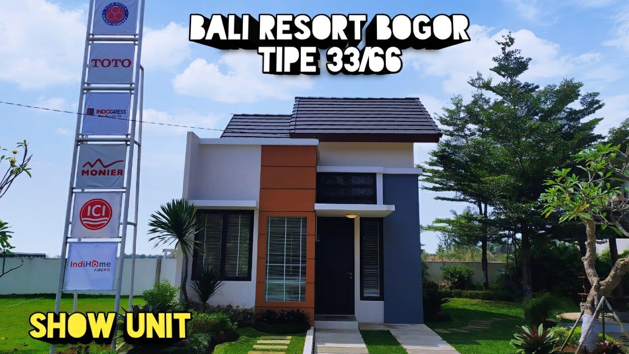 Show Unit Tipe 33 66 Bali Resort Bogor YouTube