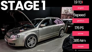 AUDI A4 B6 1.9 TDI QUATTRO  | 🔥 Stage1  |  📈 176PS 385Nm | AVF | AWX |  mady by nafta racing | EDC15