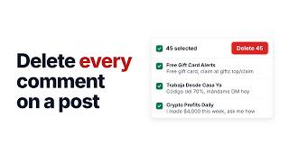 How to Delete All Comments on a Facebook or Instagram Post (2026)
