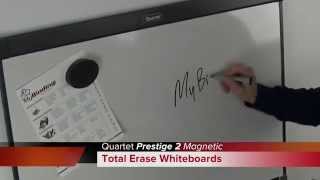 Quartet Prestige 2 Magnetic Total Erase Whiteboards Demo