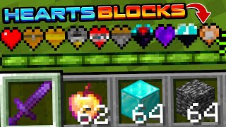 ماين كرافت بس القلوب من البلوكات!🔥😱 | Hearts are Blocks!