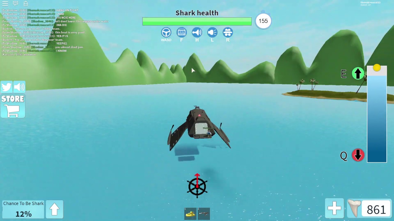 Roblox Shark Bite New Stealth Boat Youtube - new stealth boat in roblox sharkbite youtube