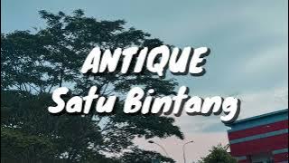 Antique - Satu Bintang (Lirik)