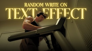 Random Write on Text Effect Tutorial | Davinci Resolve