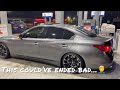 MY Q50's TIRE BLEW OUT ON THE FREEWAY... ALMOST LOST CONTROL..