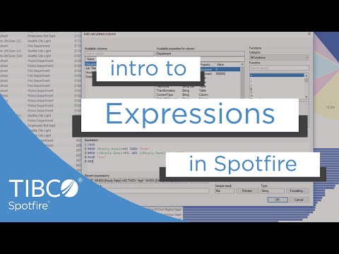 Intro to Custom Expressions in Spotfire