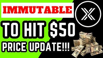 IMMUTABLE TO HIT $50! IMMUTABLE (IMX) CRYPTO NEWS! IMMUTABLE COIN PRICE PREDICTION AND ANALYSIS!