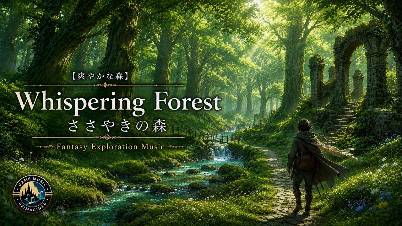 爽やかな森】Whispering Forest -ささやきの森- | Relaxing Fantasy