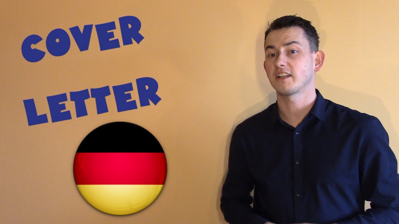 how to write a german cover letter