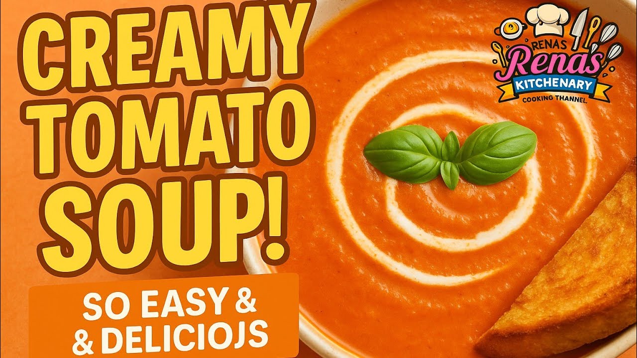 Best Homemade Tomato Soup 🥣 Creamy, Easy & Delicious! 