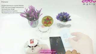 Smoke detector camera spy with FULL HD + WiFi + motion detection. (www.cool-mania.com)