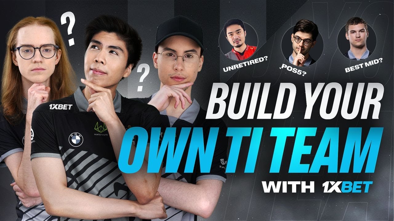 What if Misha, Taiga & Yuragi could build their own TI11 team? 🤯 | Presented by 1XBET