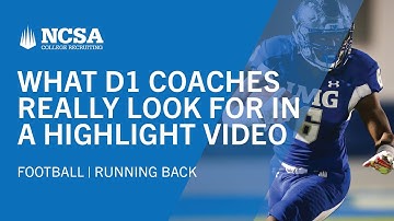 How to Make a Highlight Video | Football | Running Back