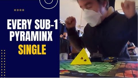 Every Sub-1 Pyraminx Single!