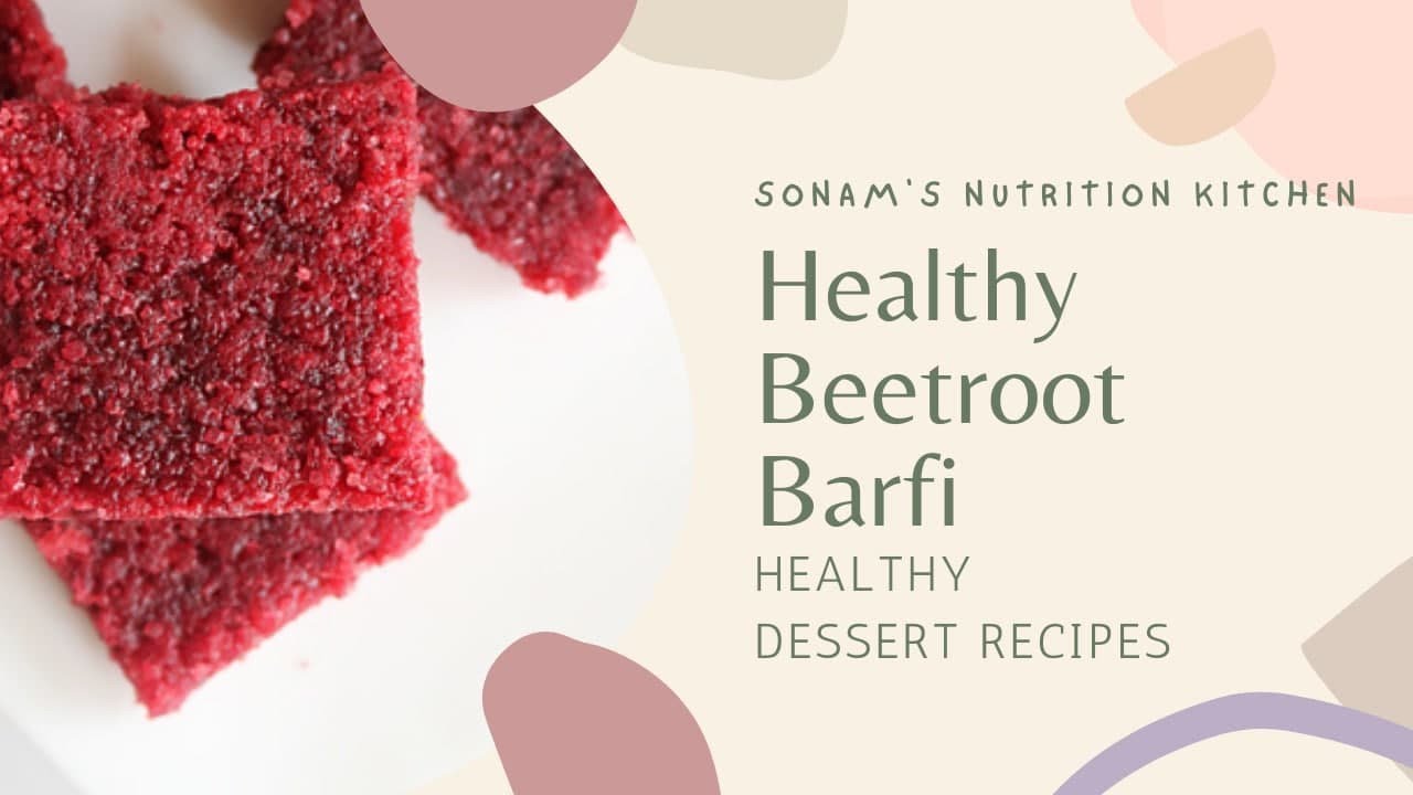 Healthy Beetroot Barfi Recipe