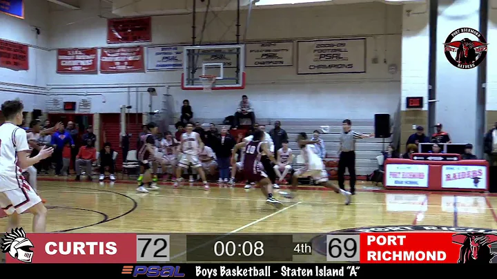 (5) Port Richmond Vs. (2) Curtis - Boys JV Basketb...