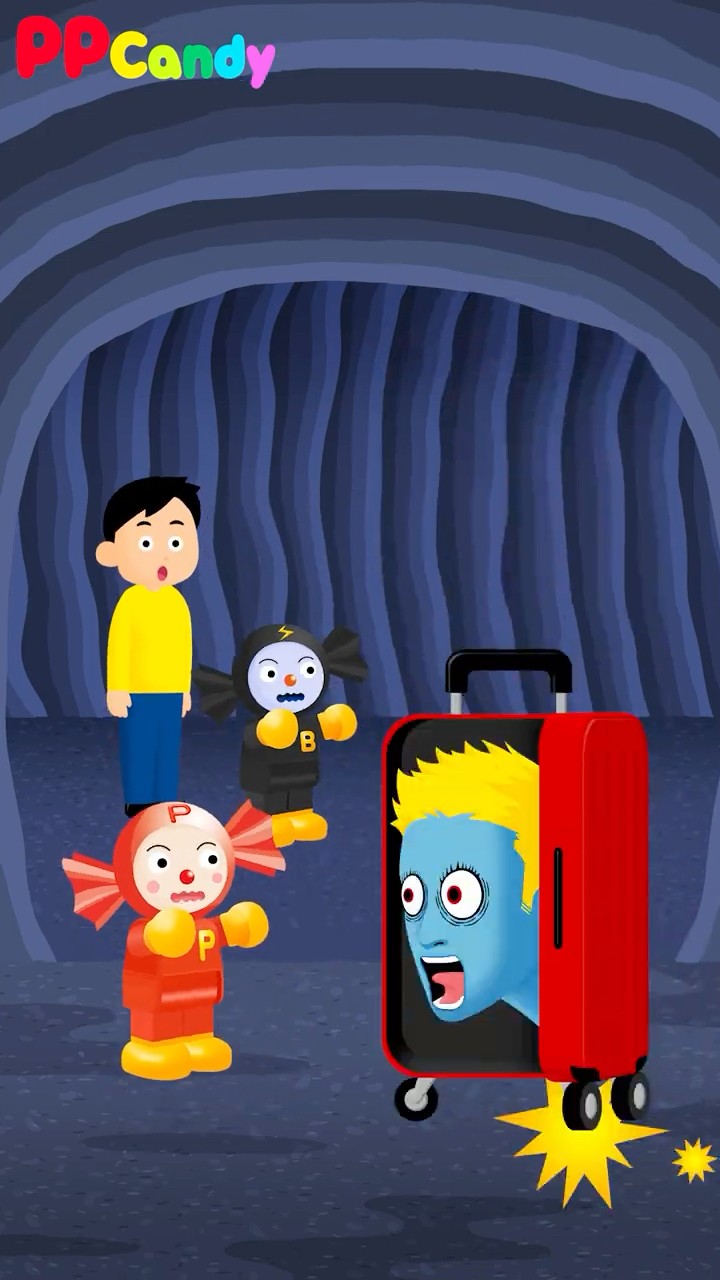 スーツケースおばけをやっつける #shorts #anime #animation #妖怪