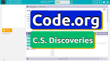 Code.org Lesson 5.4 Variables | Tutorial with Answers | Unit 3 C.S. Discoveries