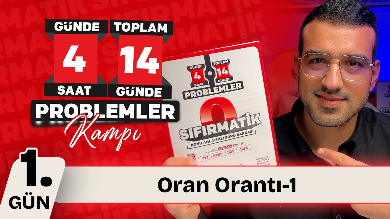 Oran Orantı-1 I Sıfırmatik Problemler Kampı I 1. Gün I #problemler