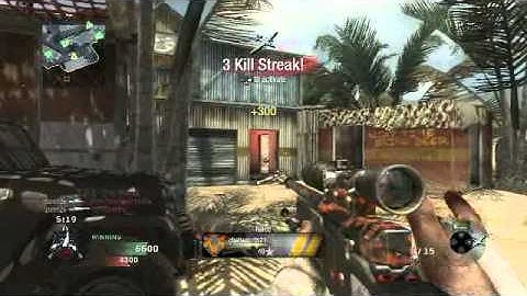 Black Ops Quickscope Double Kill on Firing Range