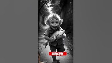 Thumbnail of #monkey #cute #funny #sad #song #fish