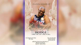 Celebrating the Life of Bernice Pamela Hodge | Funeral Service – July 25, 2026