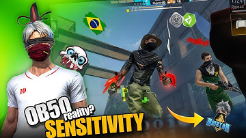 OB50 BEST 🔥 SENSI❓🥶 | OB50 UPDATE REALITY 🤬❌ | 100% WORKING 😱  EXPLAINED WITH PROOF ✅ | BILUU