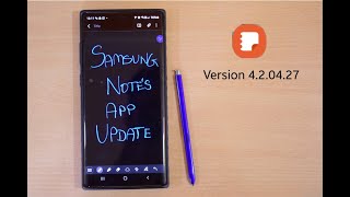 Samsung Note's App Update Features ll Note app Version 4.2.04.27 screenshot 4